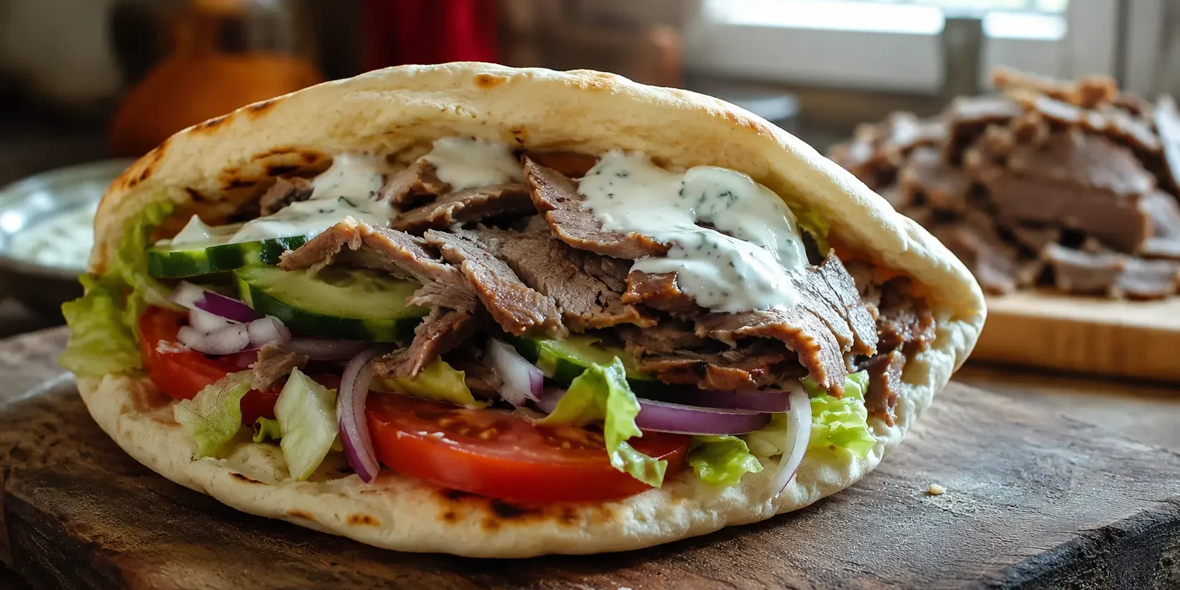 shawarma de cordero