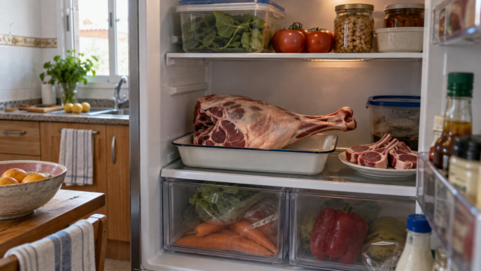 Cómo descongelar carne de cordero correctamente y sin perder calidad